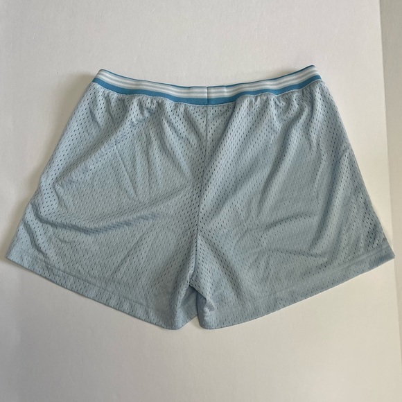 Adidas Shorts Size Medium Women’s Baby Blue Mesh - Picture 6 of 7